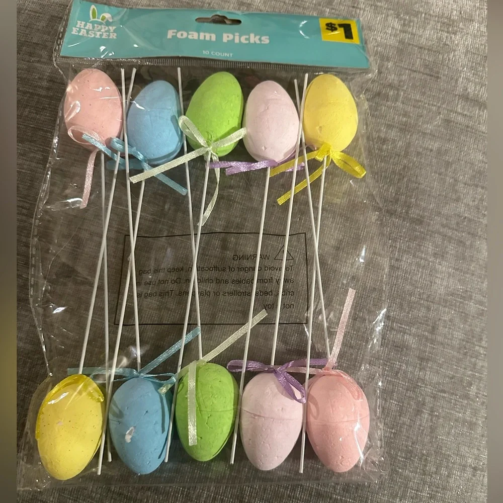 Easter Bundle 8 New Items Egg Hunt Supplies Banners Gel Clings Fun Eggs & more